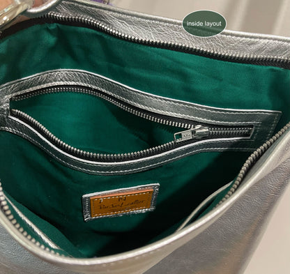 Holographic Silver crossbody bag