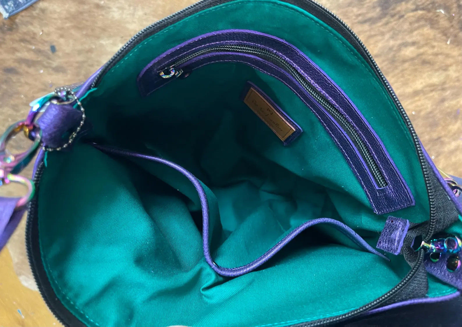 hobo bag jade lining