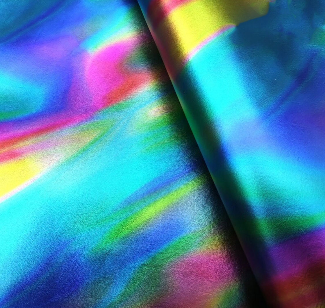 Aurora Borealis Genuine Leather Zipper Purse, coin purse, Northern Lights