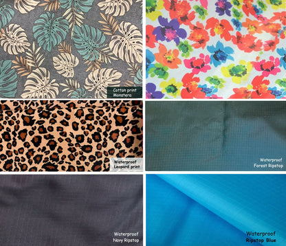 Metallic leather makeup purse