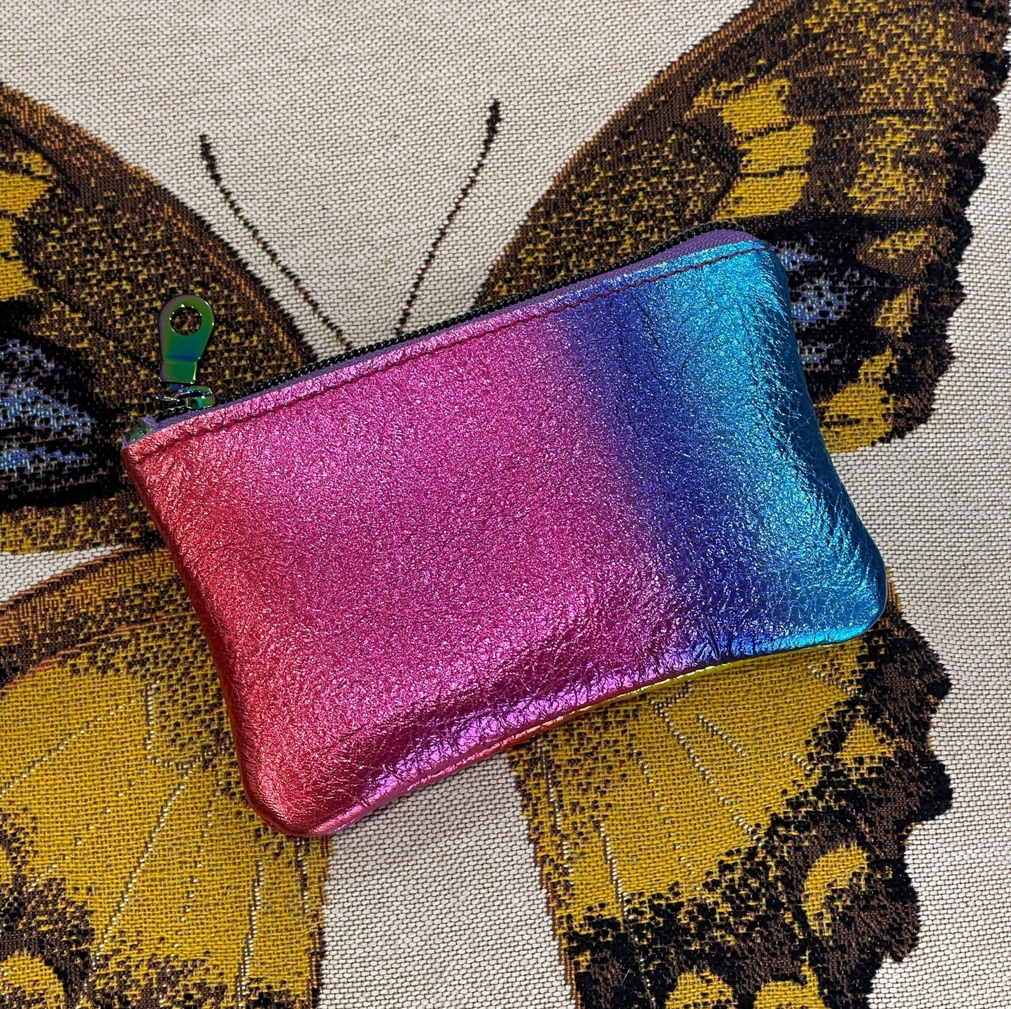 Rainbow Metallic coin purse