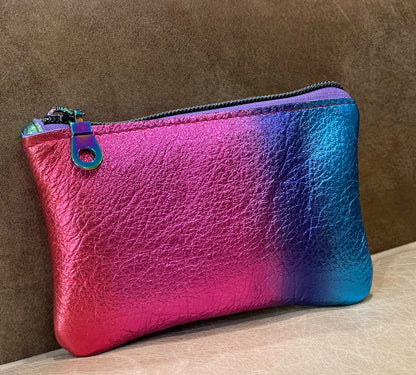 Rainbow Metallic coin purse